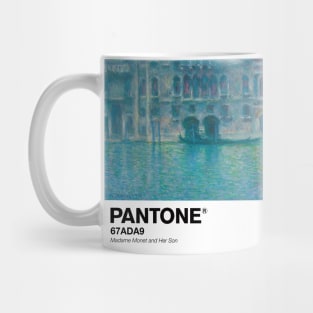 PANTONE MONET - PANTONE Palazzo da Mula, Venice (1908) by Claude Monet Landscape Mug